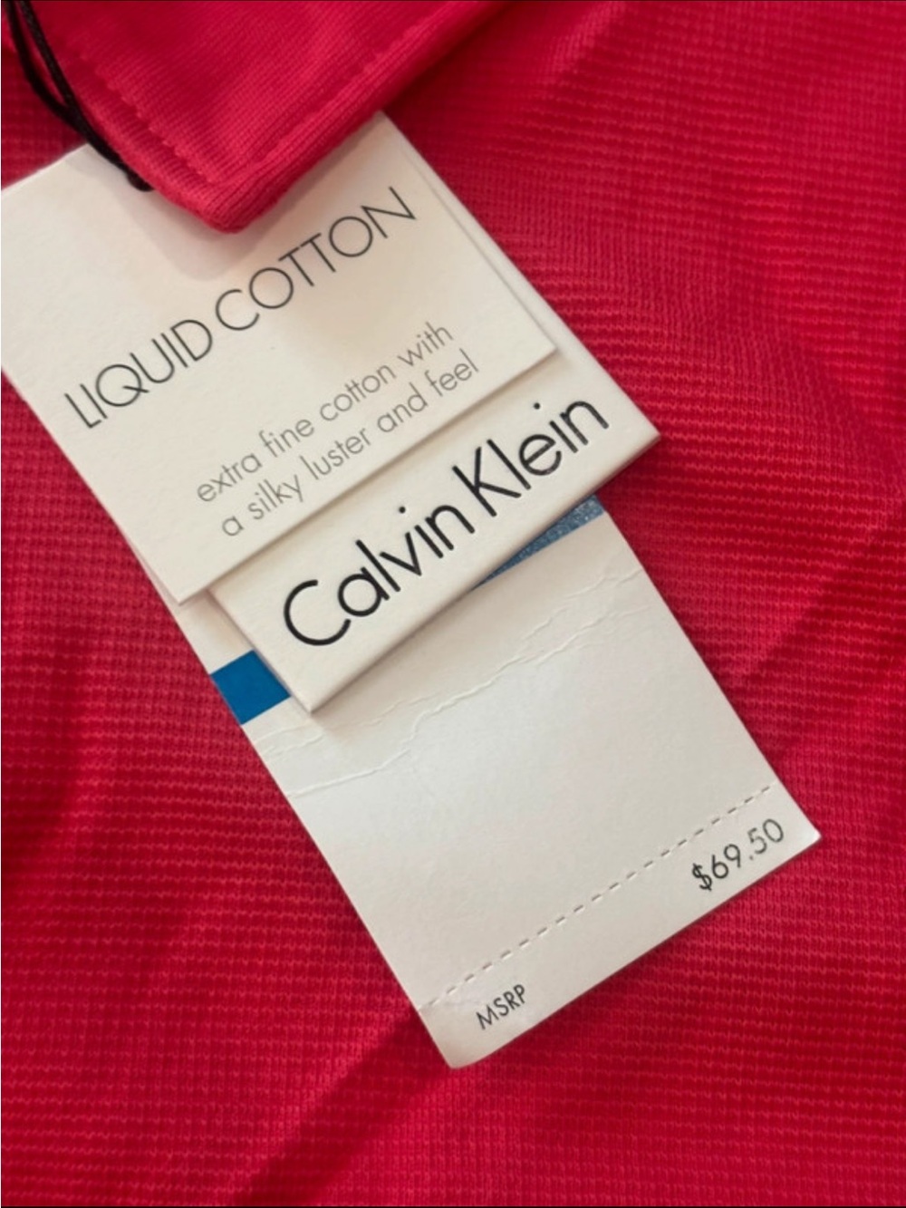 🧵Calvin Klein Men’s Liquid Cotton Shirt